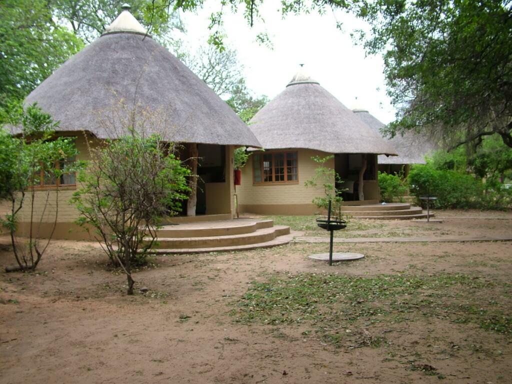 Bungalows at Skukuza Rest Camp at Kruger National Park, in South Africa