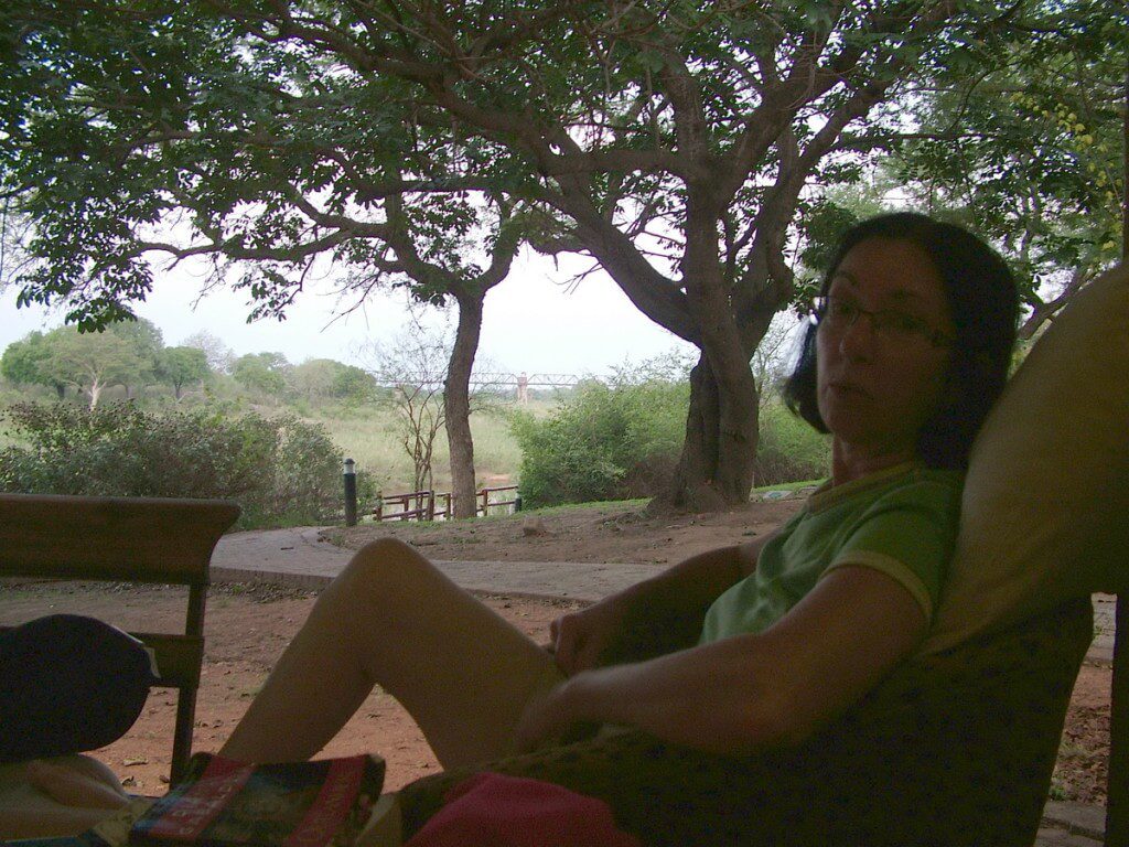 Time out at Skukuza Rest Camp, in Kruger National Park, South Africa