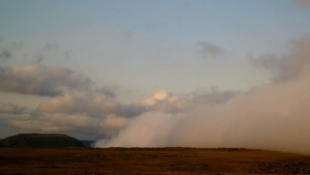 Storm clouds near Sabie, South Africa.