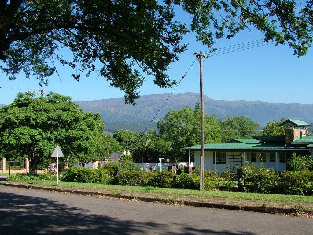 Street scene in Sabie, South Africa