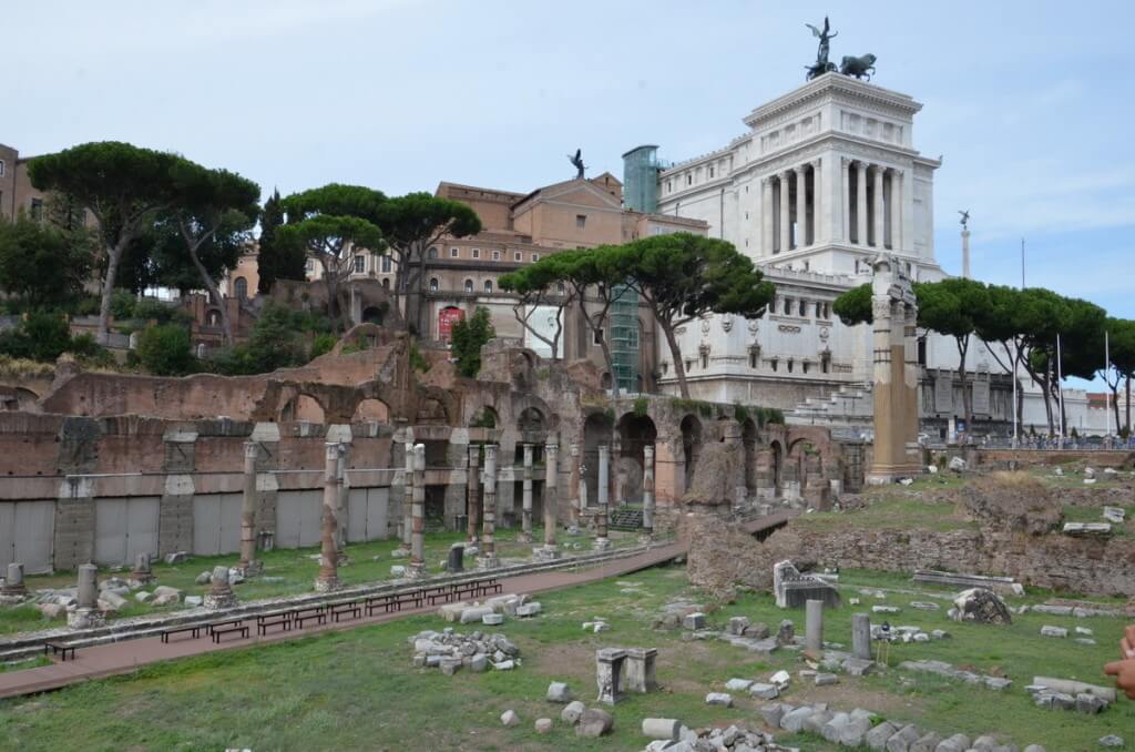 The Roman Forum in Rome, Italy