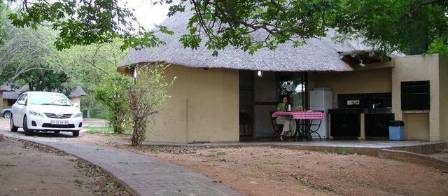 image of riverside bungalow at skukuza rest camp in Kruger National Park in South Africa