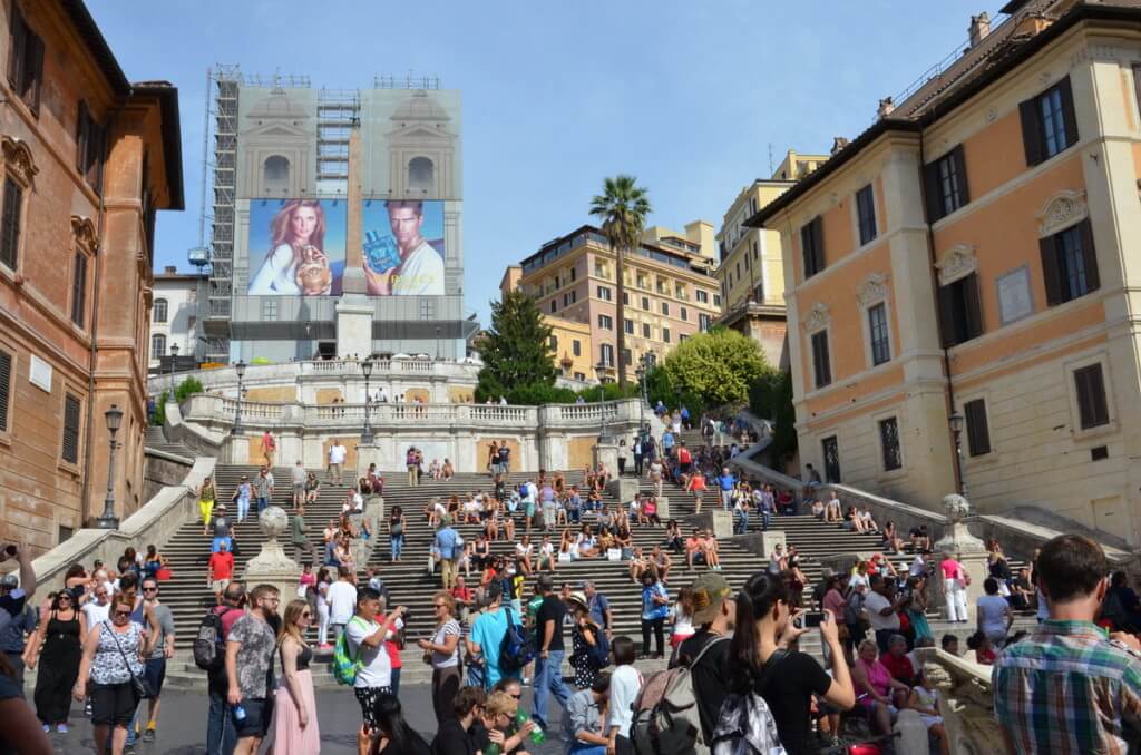 The Spanish Steps in Rome, Italy