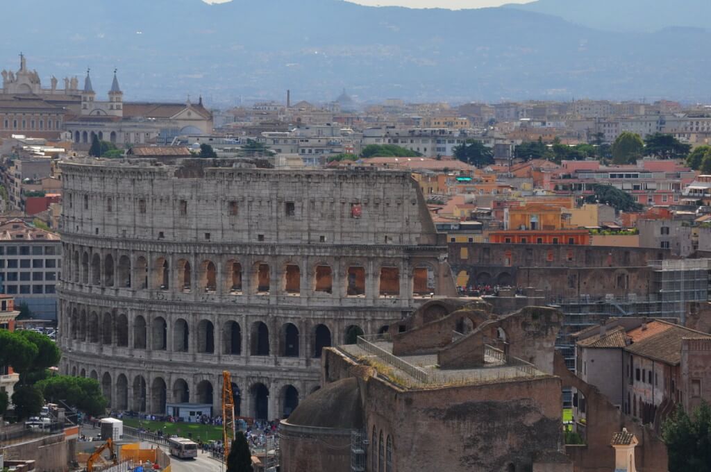The colosseum, Rome, Italy
