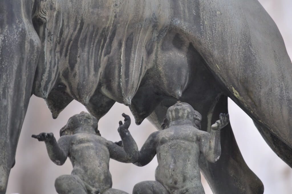Romulus and Remus Statue, Rome, Italy