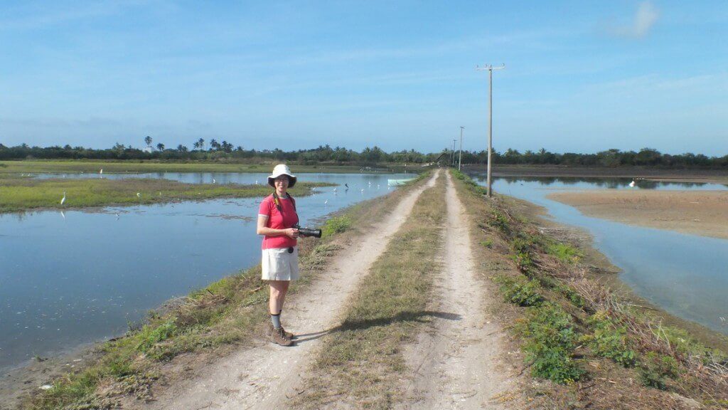 jean at shrimp ponds, san blas, mexico, pic 2