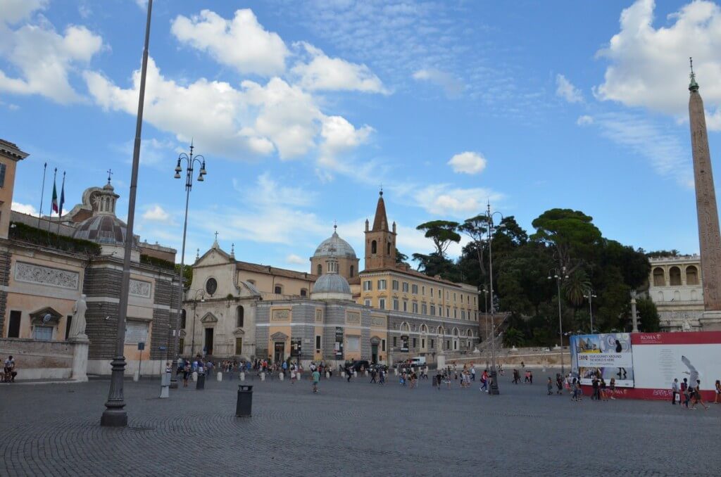 piazza del popola, square, rome, italy, pic 2