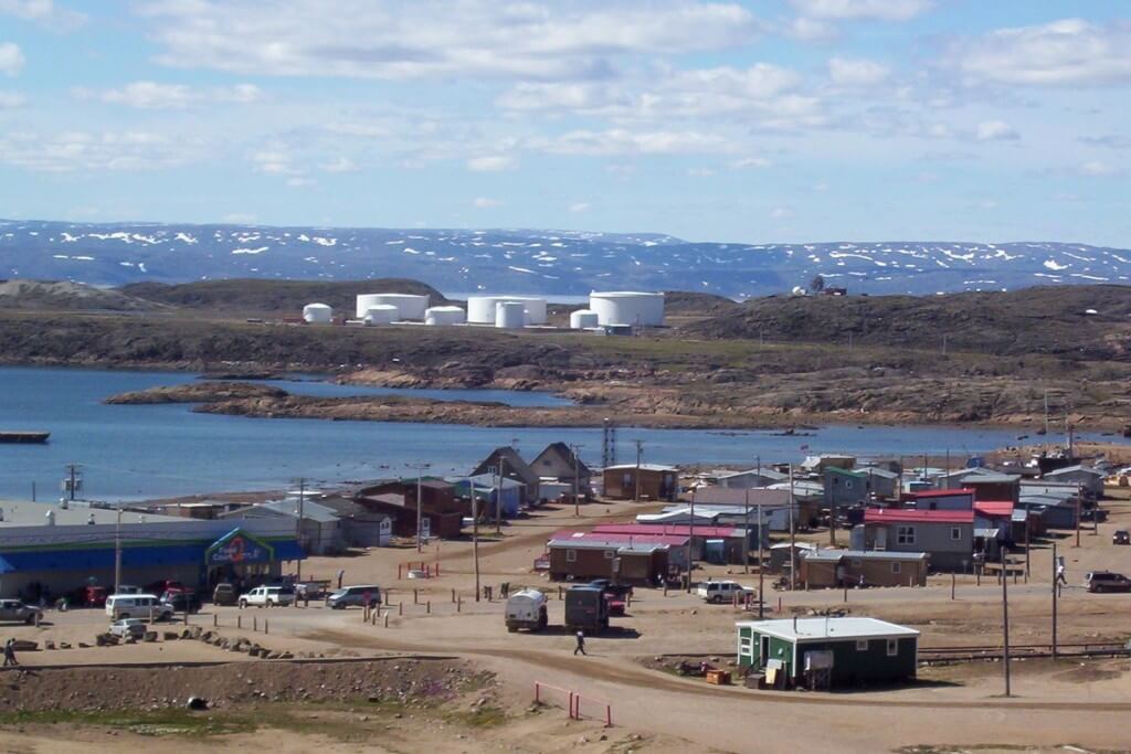 photograph of cloudy skies above Iqaluit in Nunavut, Canada