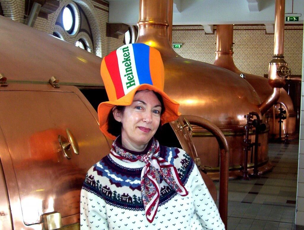 jean at the heineken beer plant in amsterdam