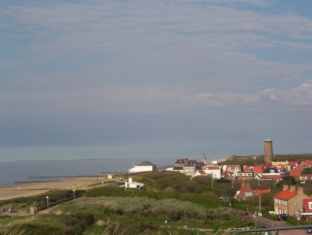 village of domburg on the north sea, the netherlands