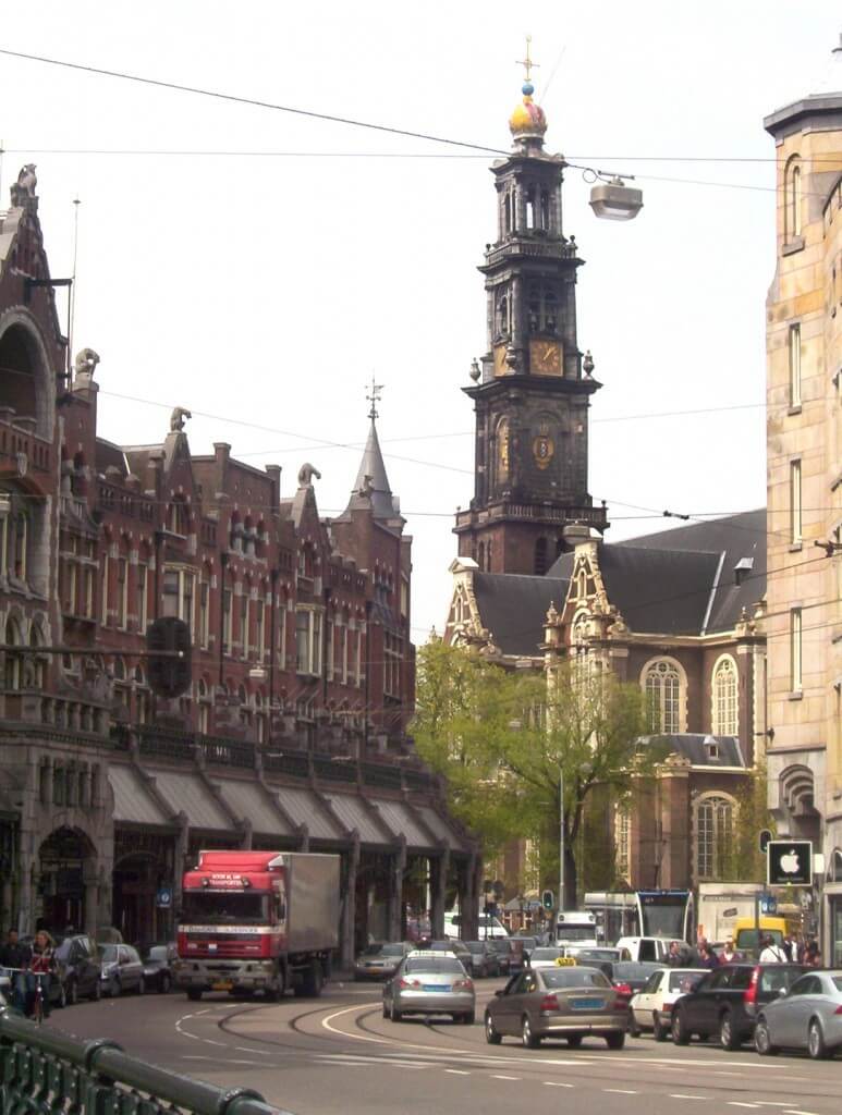 westerkerk, west church in amsterdam, the netherlands