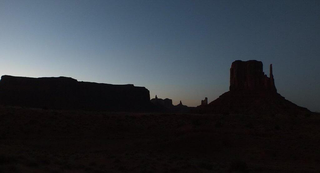 Dusk in Monument Valley in Arizona, USA 3