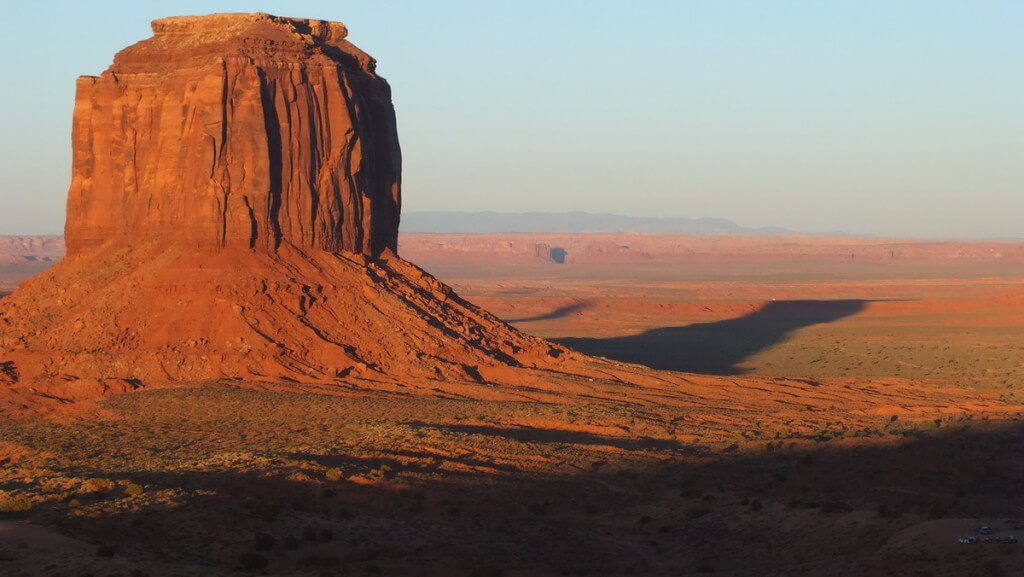 Merrick Butte in Monument Valley in northeast Navajo County, Arizona, USA