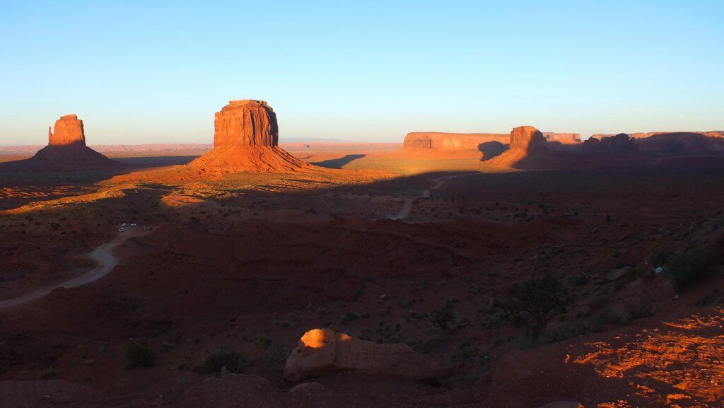 Monument Valley near northern Arizona and southern Utah, USA