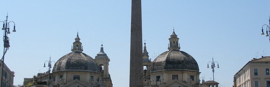 Piazza del Popolo in Rome, Italy