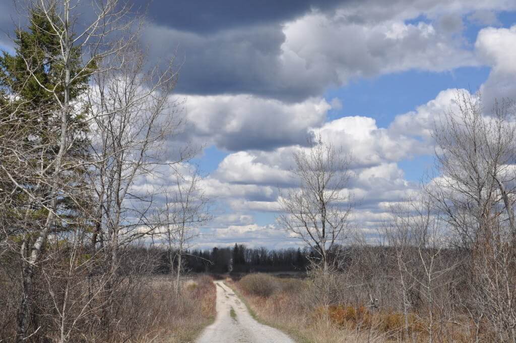 clouds over wylie road, carden alvar, ontario