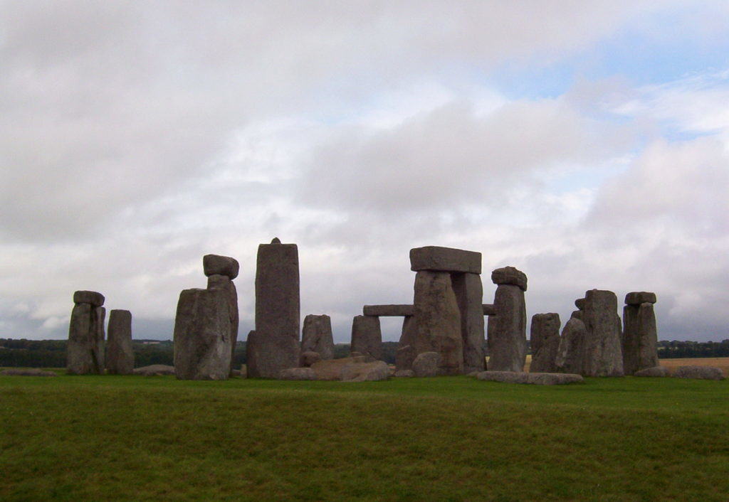 A wide-angle image of Stonehenge in Wiltshire, England. Photography by Frame To Frame - Bob and Jean