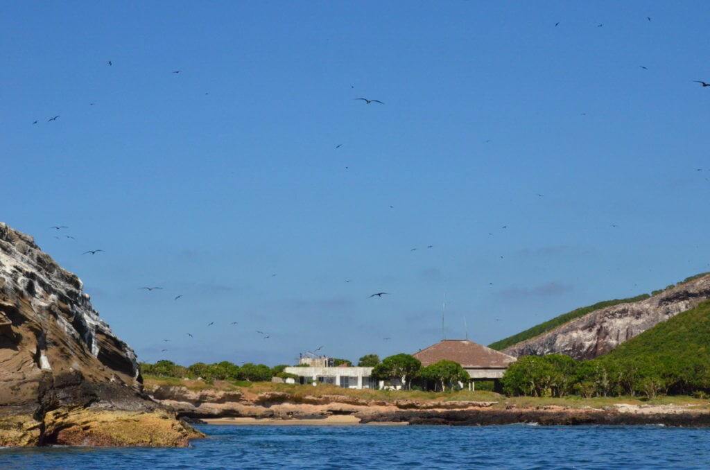 An image of the biological research station on Isla Isabel off San Blas, Mexico. Photography by Frame To Frame - Bob and Jean.