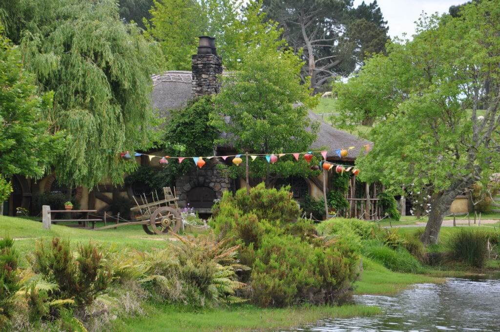 An image of the Green Dragon Inn at Hobbiton in New Zealand. Photography by Frame To Frame - Bob and Jean.
