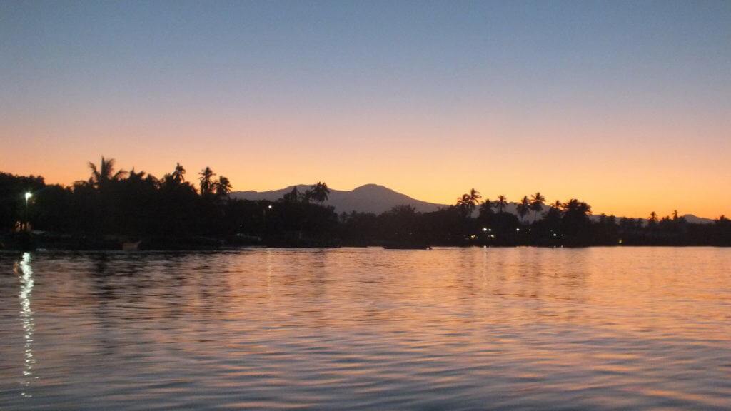 sunrise over San Blas, in Mexico