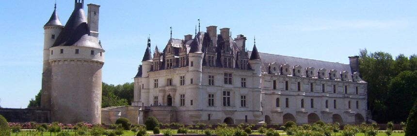 An image of Chateau de Chenonceau in Centre Val de Loire in France.
