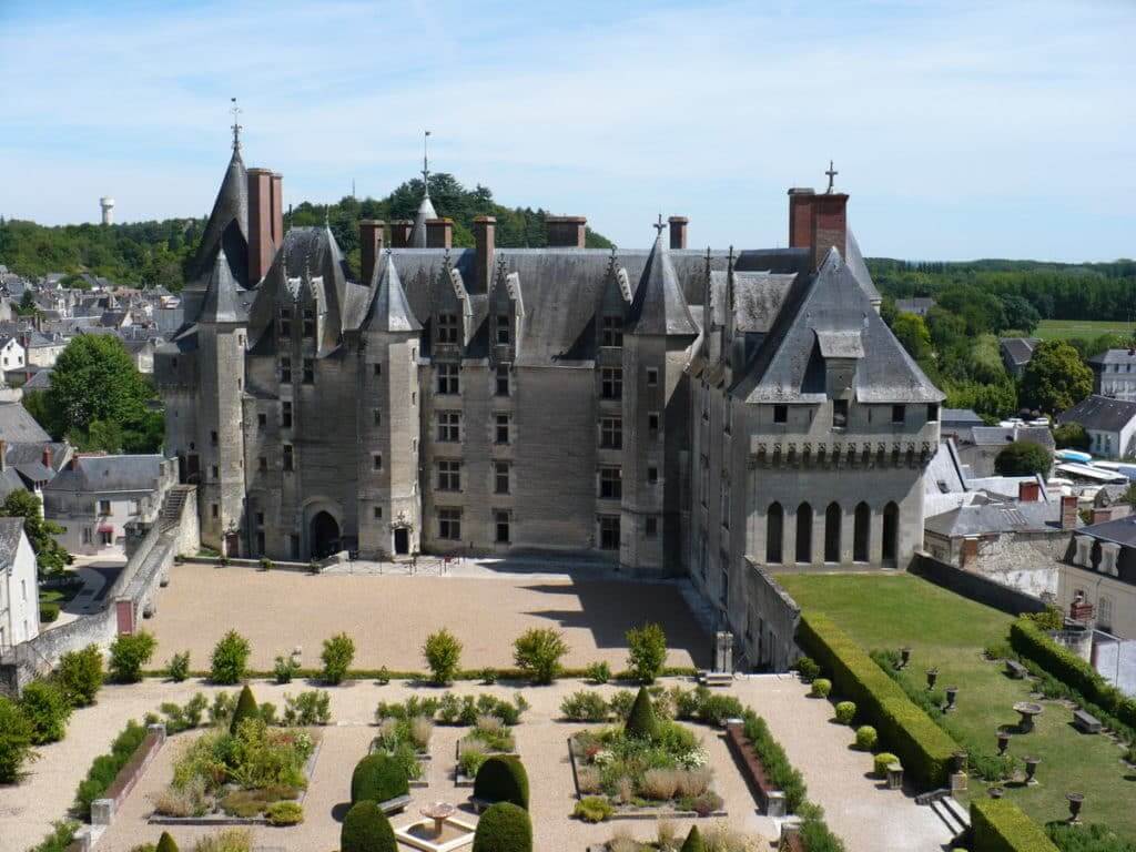 An image of Chateau de Langeais in the Loire Valley in France.