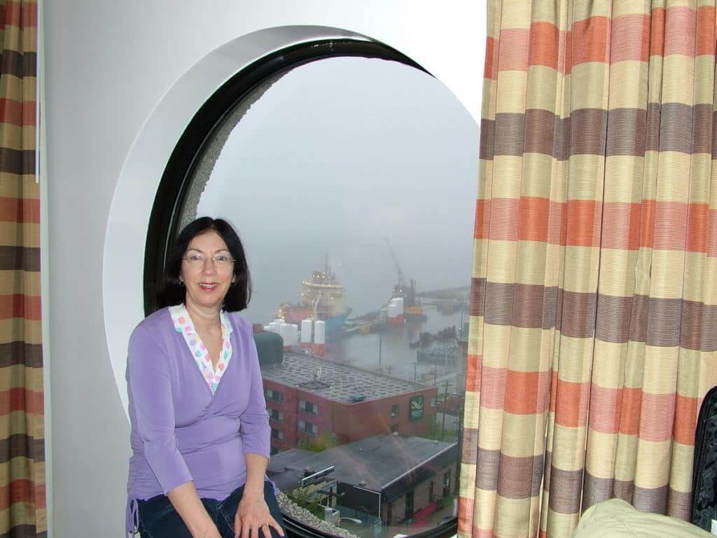 an image of the harbour seen from the Sheraton Newfoundlander, St. John's, Newfoundland, Canada