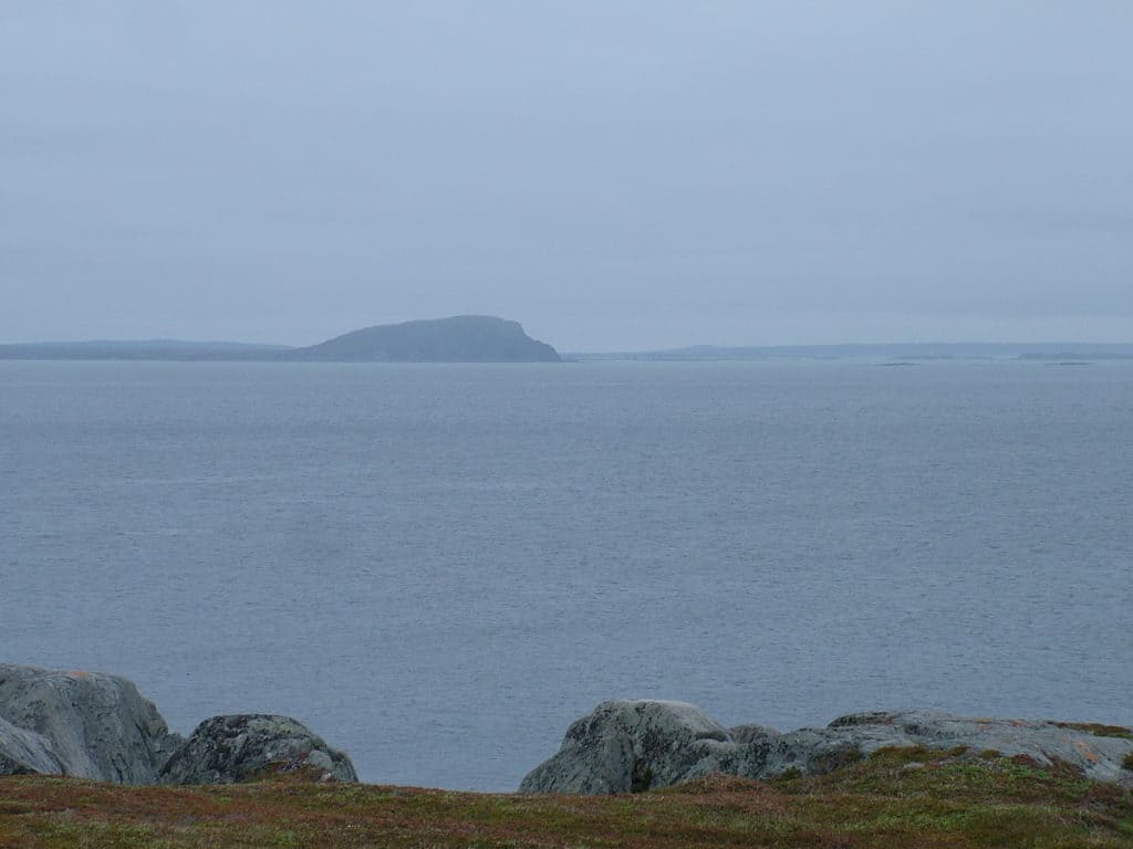 looking west from quirpon island, newfoundland, canada