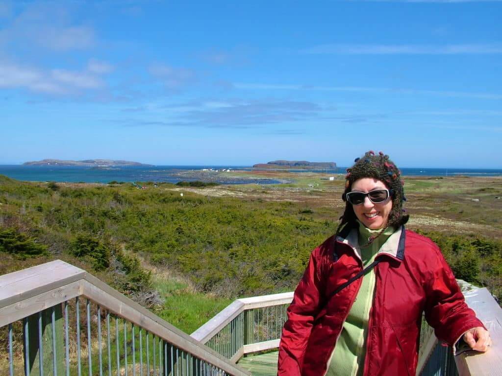 Jean at l'anse aux meadows, unesco world heritage site, newfoundland, Canada