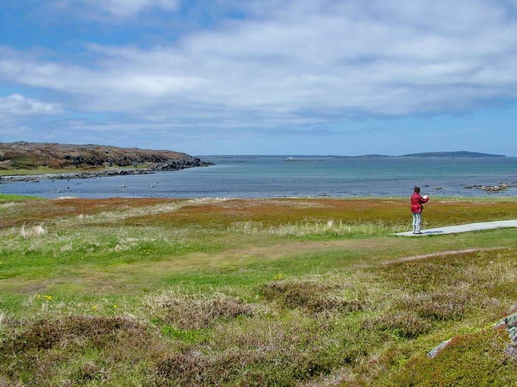 jean at l'anse aux meadows, newfoundland, canada