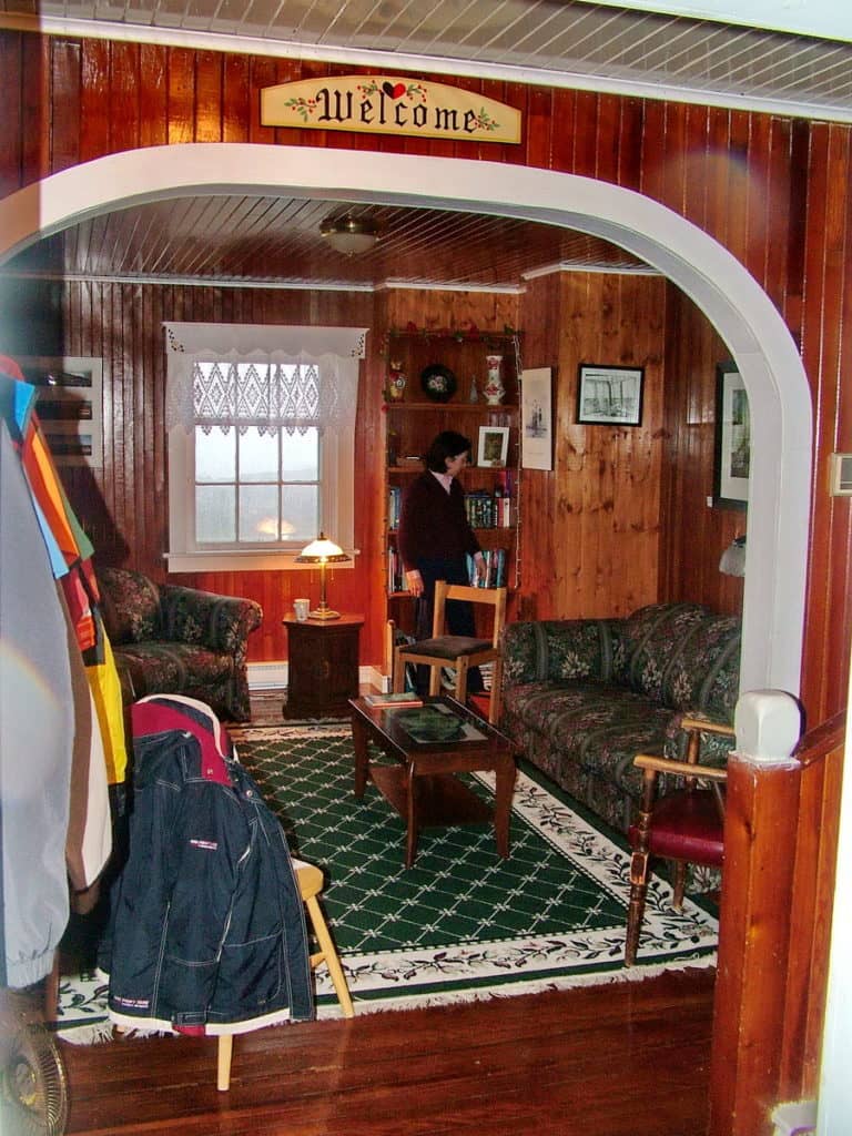 inside Quirpon Lighthouse Inn, Quirpon Island, Newfoundland, Canada