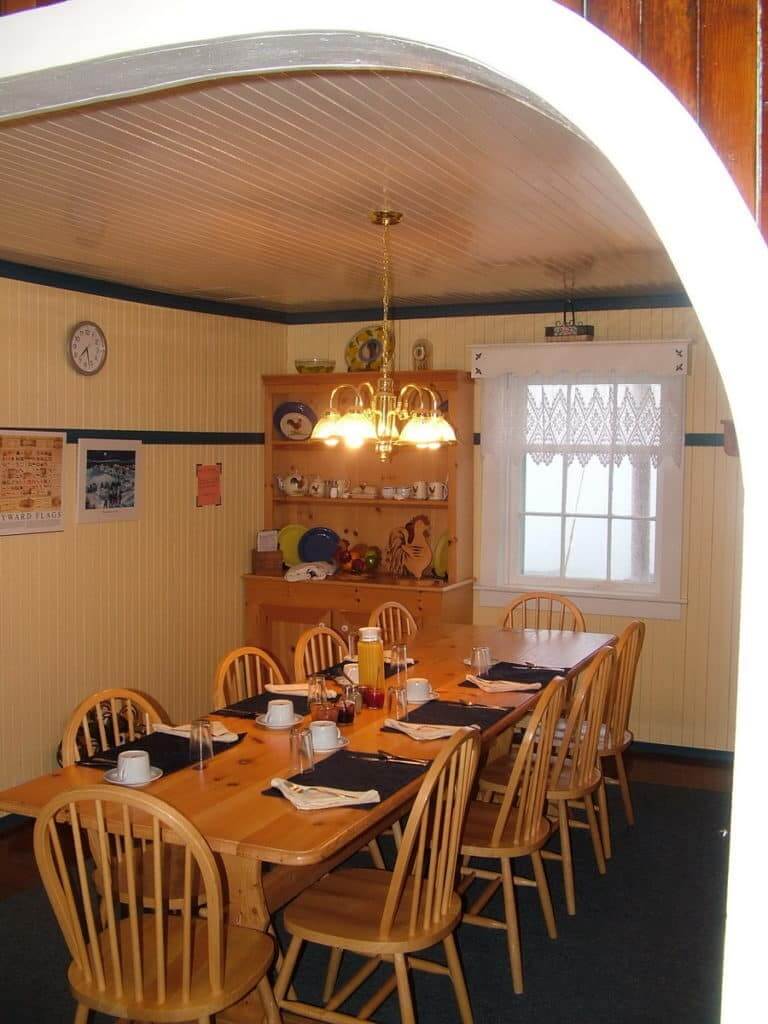 kitchen, quirpon lighthouse inn, quirpon island, newfoundland, canada