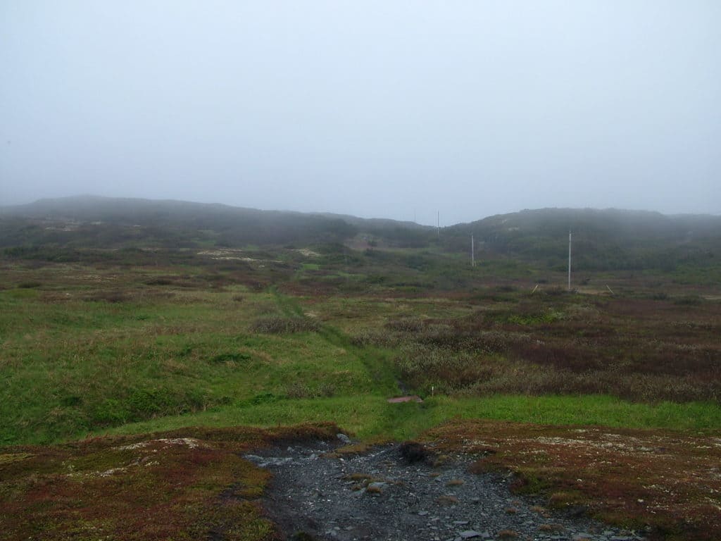 landscape on quirpon island, newfoundland, canada
