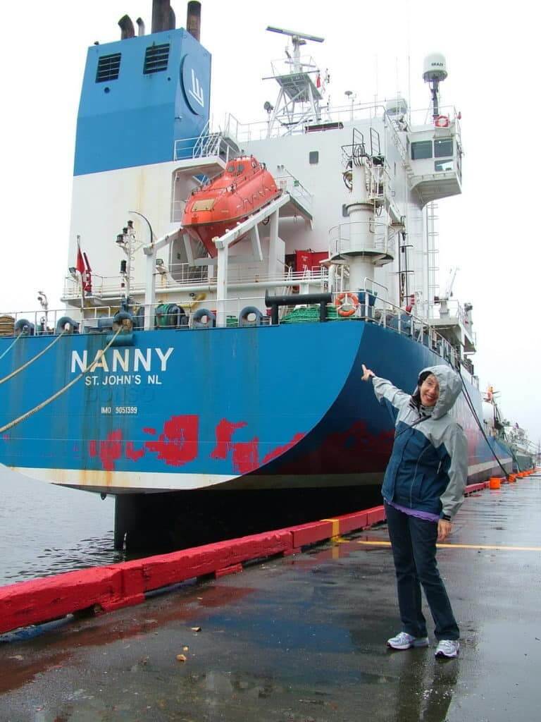 an image of a ship docked in St. John's harbour, Newfoundland, Canada