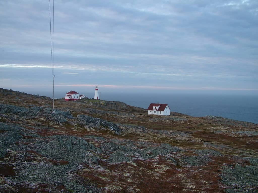 quirpon island lighthouse station, newfoundland, canada