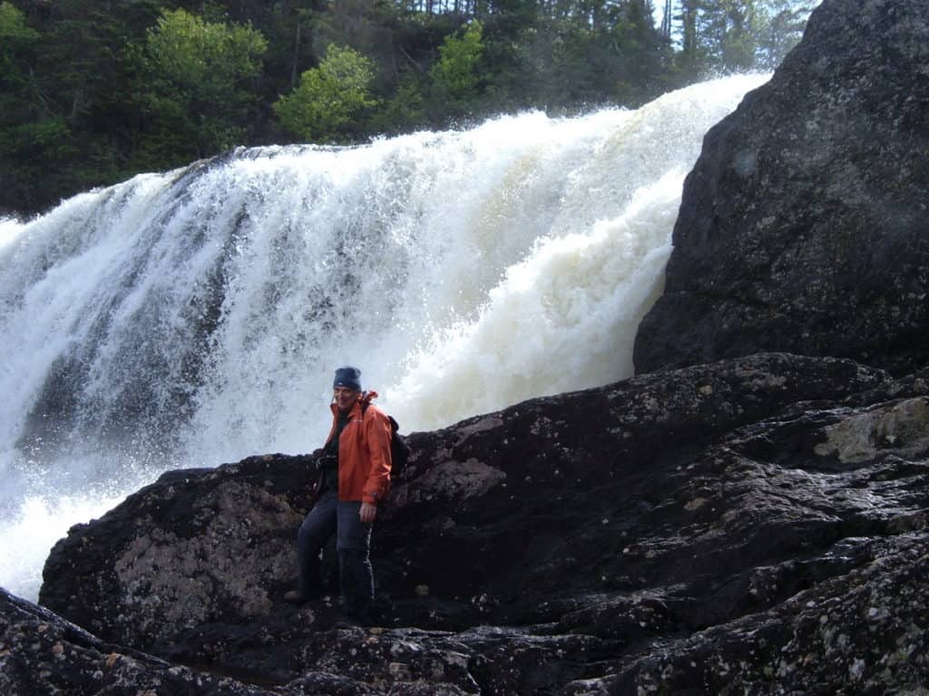 baker's brook falls in gros morne national park, newfoundland