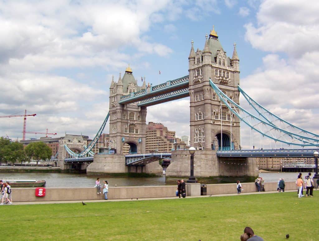 An image of Tower Bridge in London, England.