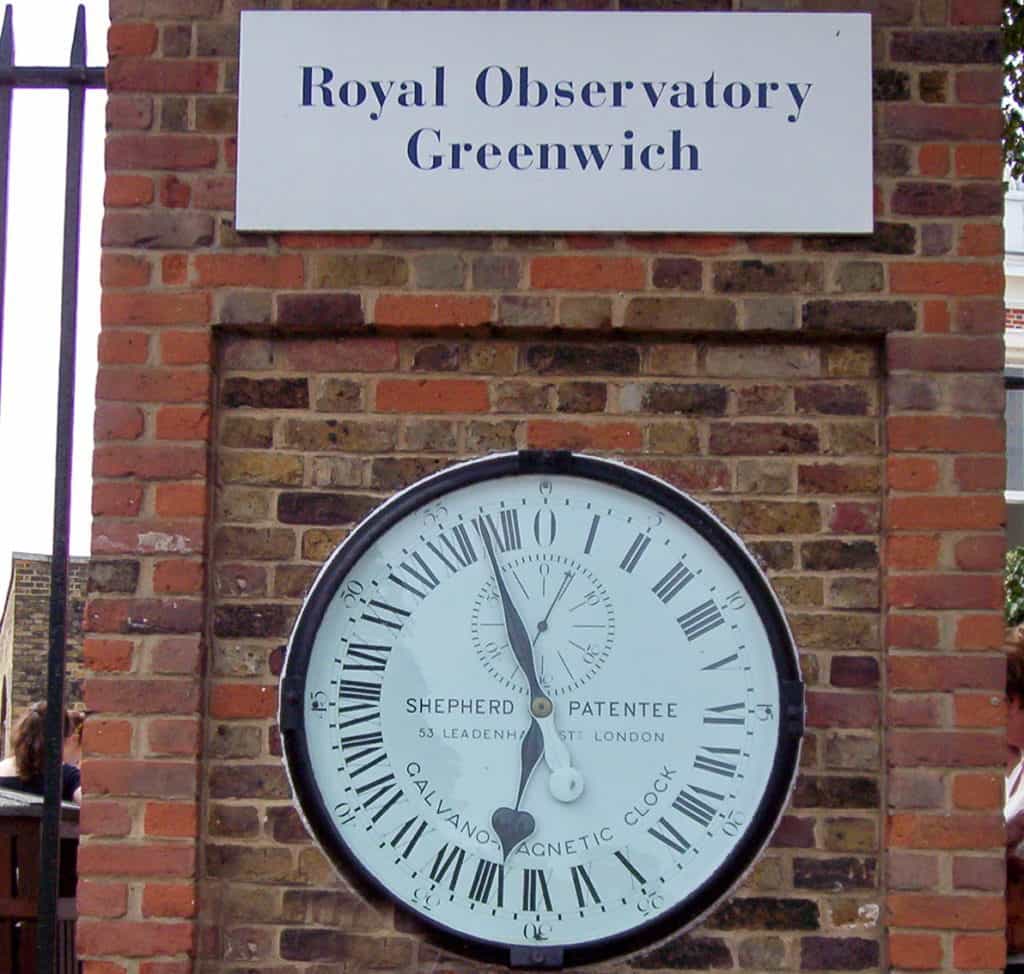 An image at the Royal Observatory in Greenwich, London, England.