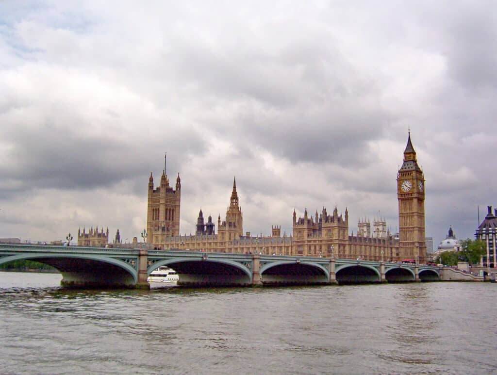 An image of London Bridge in London, England.