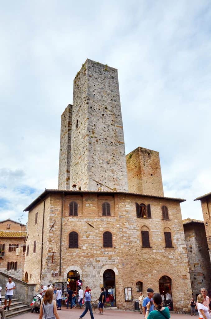 Image of the towers in San Gimignano, Italy.
