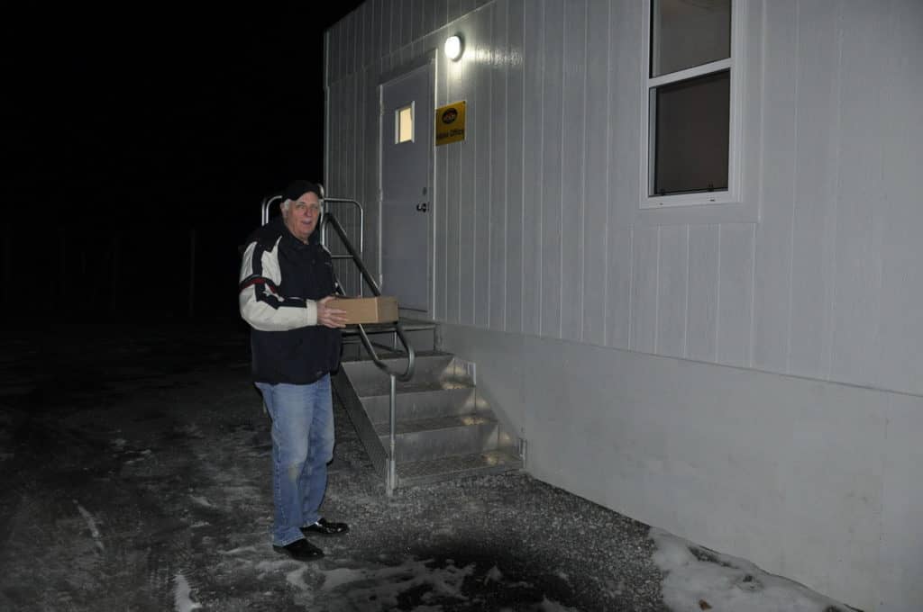 a Big Brown Bat delivered to Shades of Hope Wildlife Refuge in Pefferlaw, Ontario
