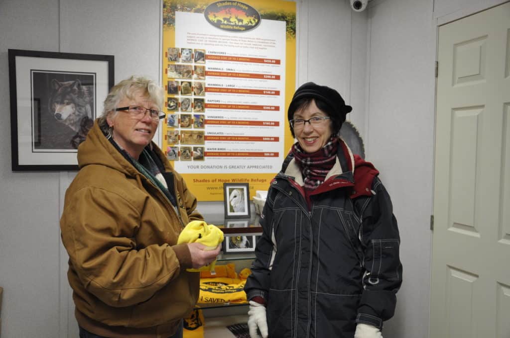 a caregiver and rescuer at Shades of Hope Wildlife Refuge in Pefferlaw, Ontario