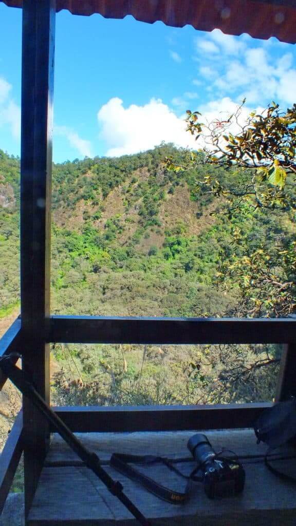 a lookout at cerro de san juan ecological preserve near tepic, mexico