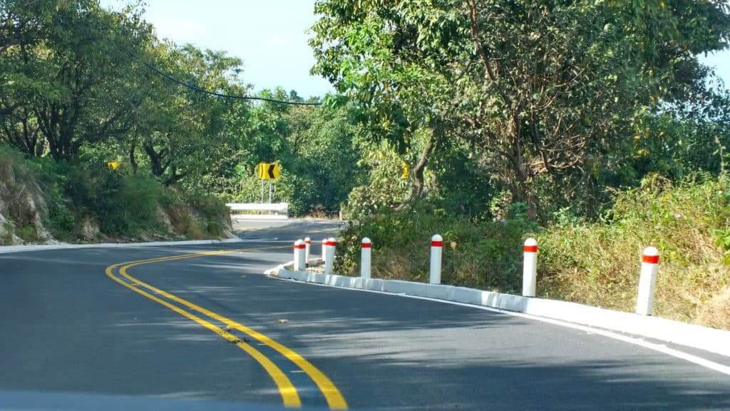 Roadway in Tepic, Mexico.