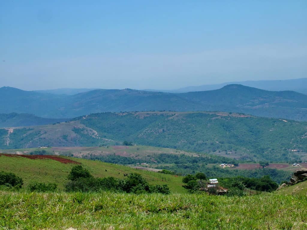 landscape in swaziland, africa