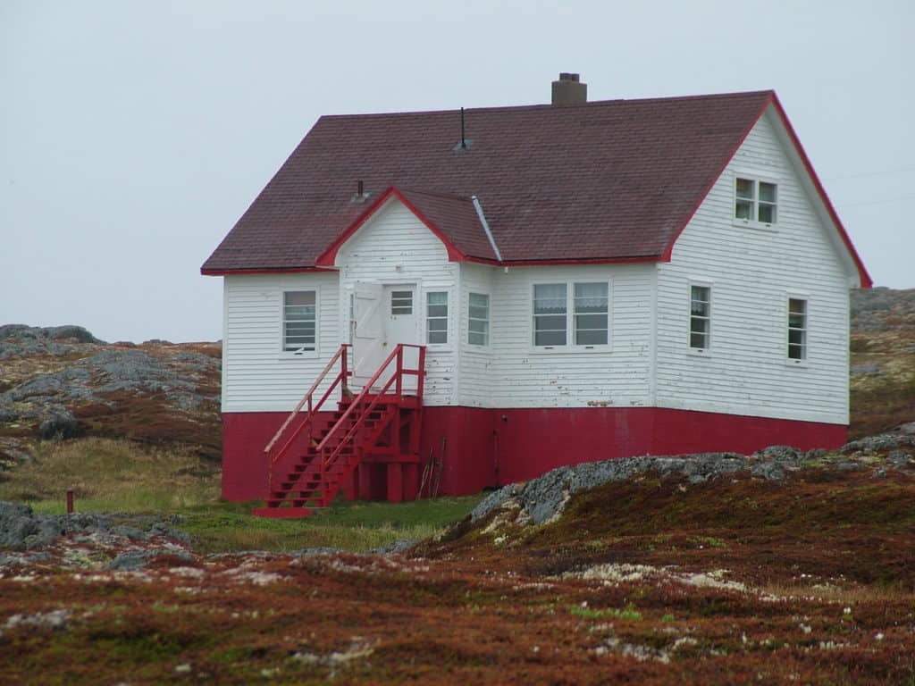 lightkeeper's guest house, quirpon island, newfoundland, canada
