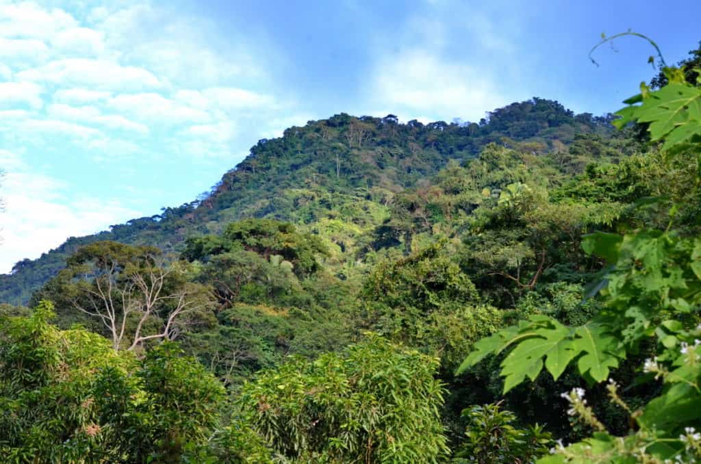 Image of the Serra Mountains near La Bajada, Mexico.