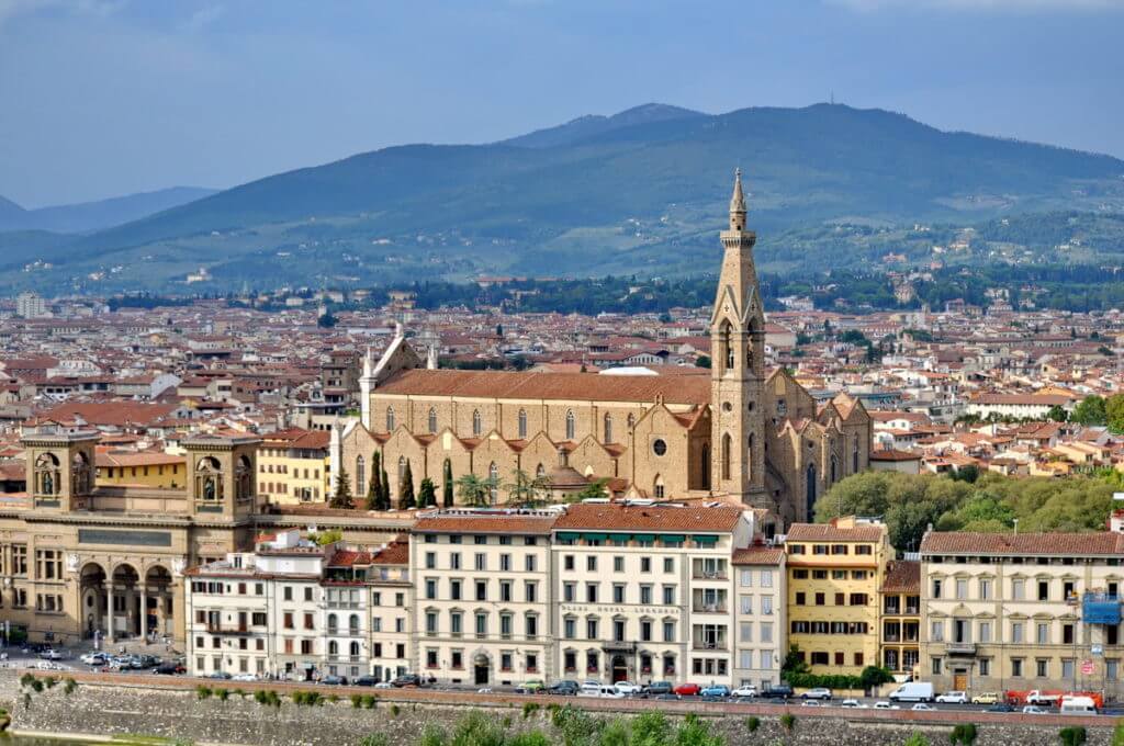 Basilica of Santa Croce, florence, italy