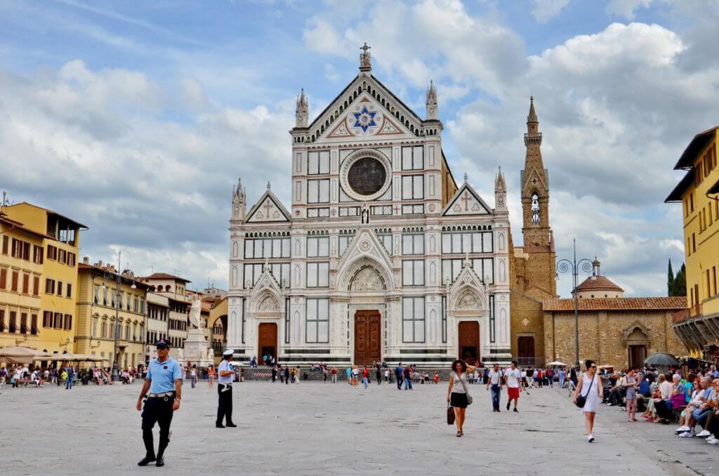 Basilica of Santa Croce, florence, italy