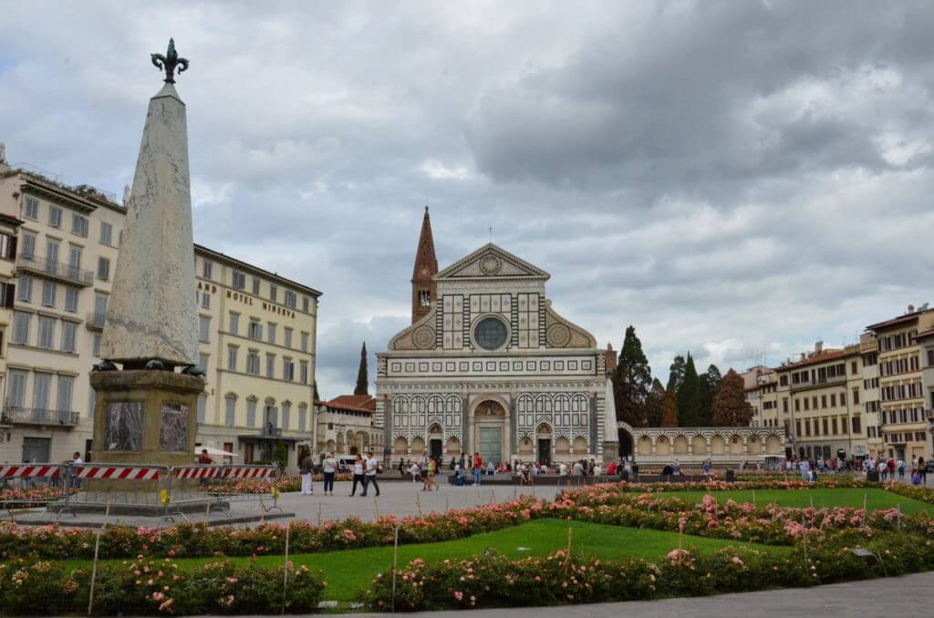 Piazza di Santa Maria Novella, florence, italy